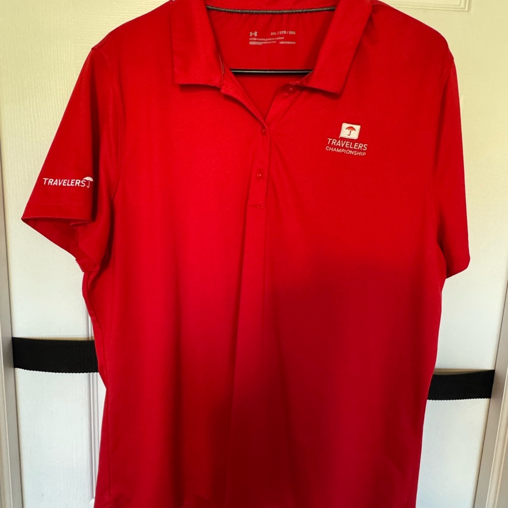 Under Armour Red Women’s Golf Shirt